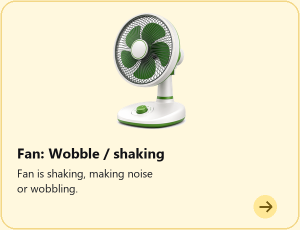 Fan diagnosis card
